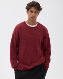 AERE - Wool Blend Relaxed Sweater