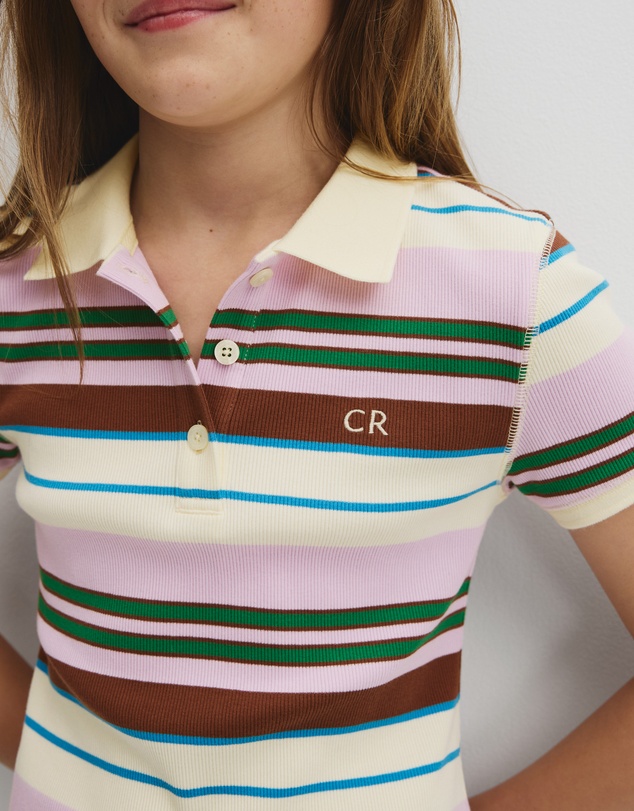 Country Road - Short Sleeve Collar Polo Dress