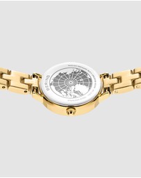 Bering - Bering Classic Ladies 26mm White Dial Gold Strap Watch