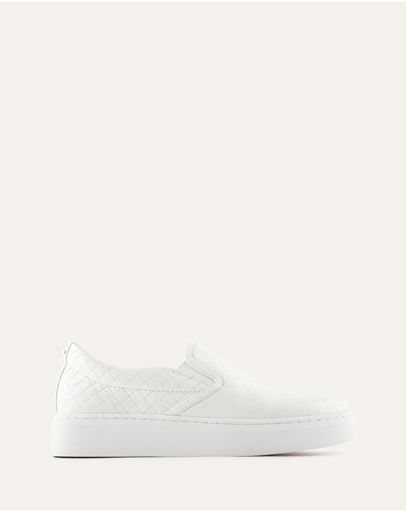 WHITE LEATHER