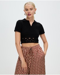 Third Form - Break Away Knit Polo Top