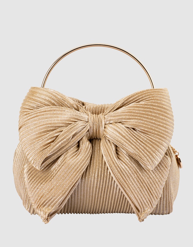 Olga Berg - Elise Pleated Top Handle