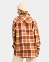 Quiksilver - Womens Camp Queen Polar Fleece Long Sleeve Shirt