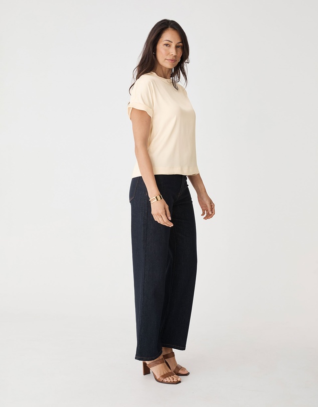 Forcast - Cameron Satin Tee