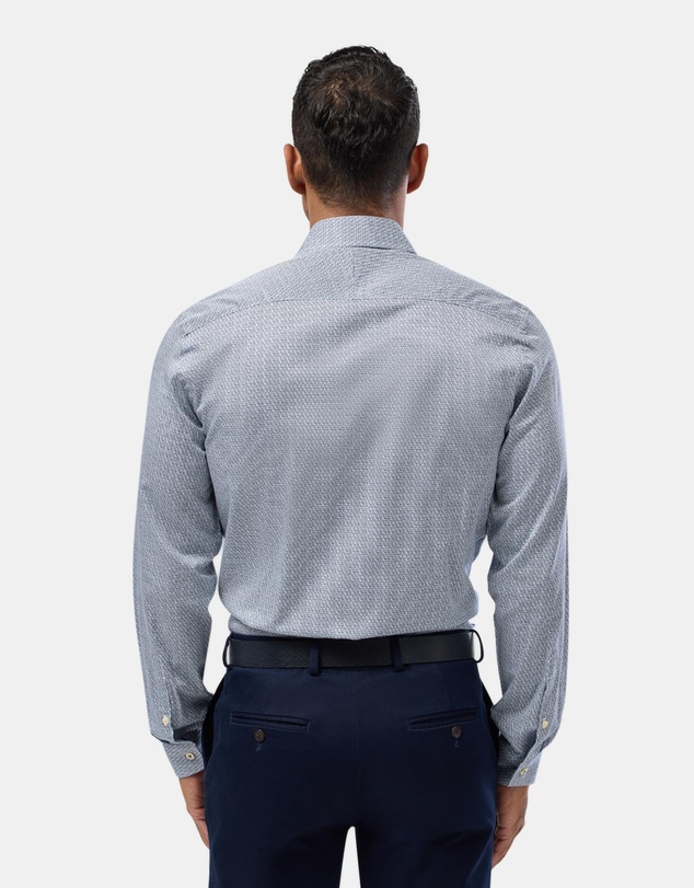 Brooksfield - Abstract Print Slim Fit Shirt