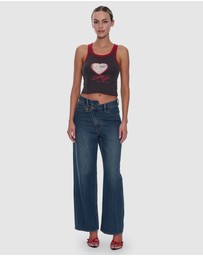 Thrills - Kai Wrap Mid Rise Baggy Jeans