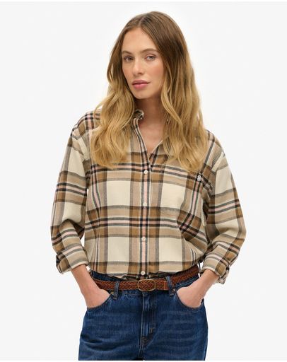 Beige/Cream Check