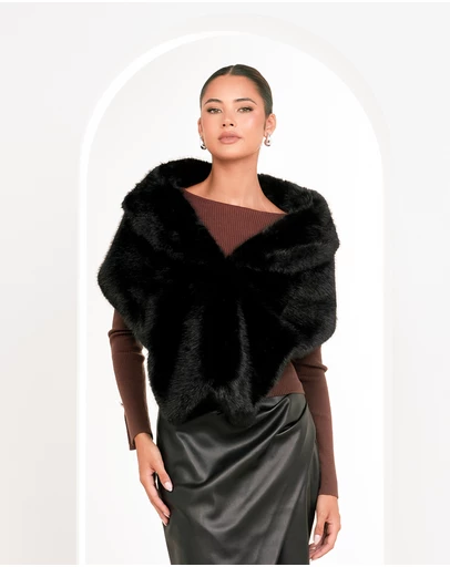 Pilgrim - Blakely Faux Fur Stole