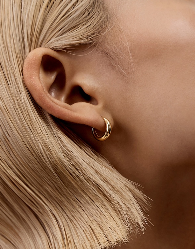 SAINT VALENTINE - Positano Mini Hoops - Gold