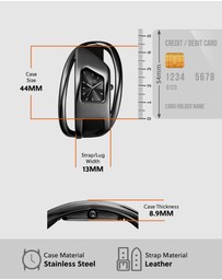 Diesel - Wrap-D Black Analogue Watch