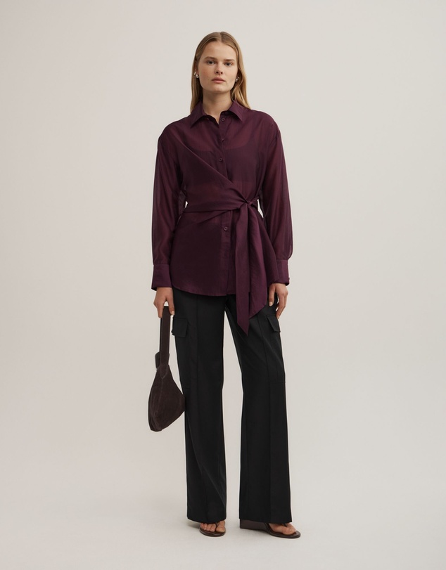 Witchery - Button Tie Up Shirt