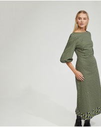 Oxford - Krista Boarder Print Dress