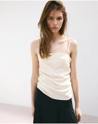 M.N.G - Draped Strap Top