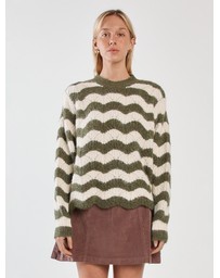 Sass - Nikkita Wavy Stripe Knit