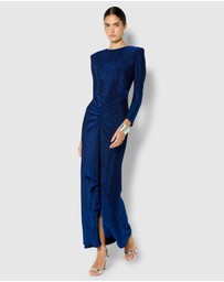 Montique - Dion Metallic Gown