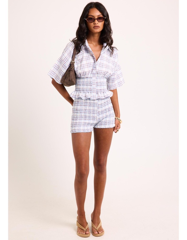 Insight - Harley Shirred Check Shirt