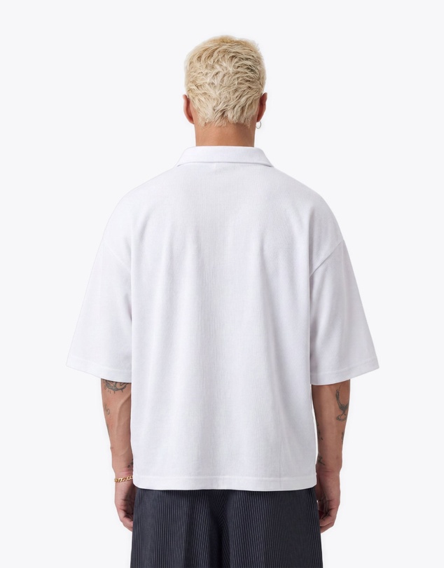 Zanerobe - Box Crop Polo White