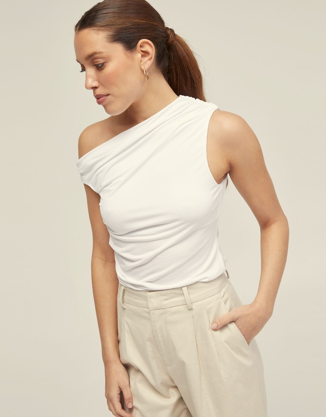 Oxford - Becca Half Lined Jersey Top