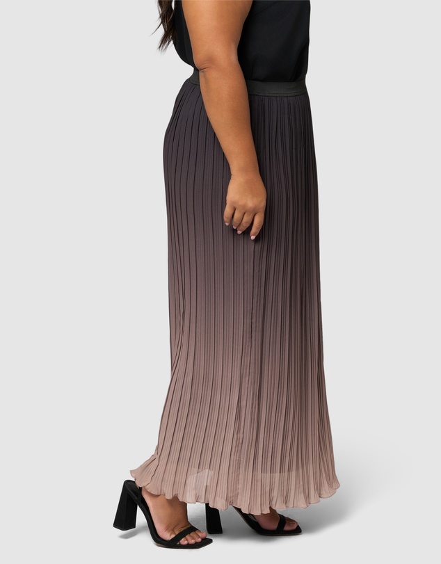 Pink Dusk by Curve Project - Heartthrob Maxi Skirt