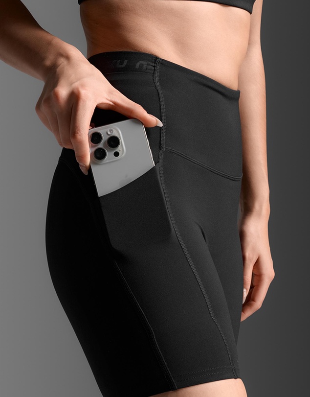 2XU - 6in Form Stash Hi-Rise Compression Shorts