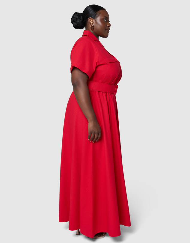 Something 4 Olivia - Gabrielle Linen Maxi Dress