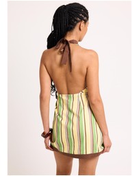 Subtitled - Avalon Halter Wrap Mini Dress