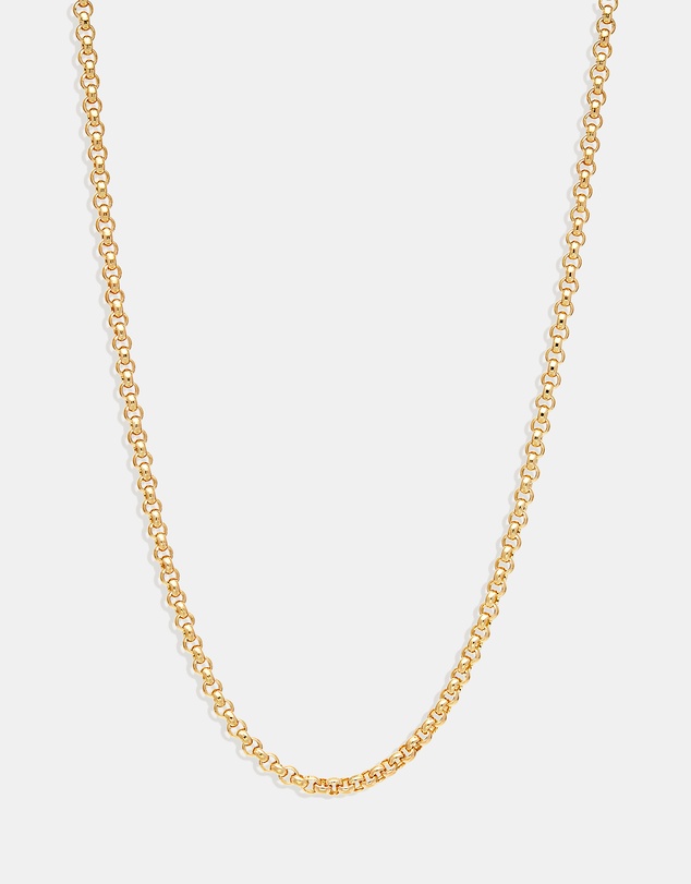 By Charlotte - 18” Gold 3mm Belcher Chain Necklace