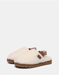 EVERAU - Australian Shepherd Ugg Kamari Double Faced Sheepskin Upper House Shoes