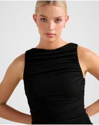 Forever New - Pippa Ruched Boat Neck Top