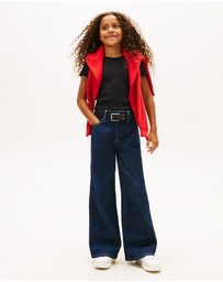Tommy Hilfiger - Ruffle Ribbed Top - Kids