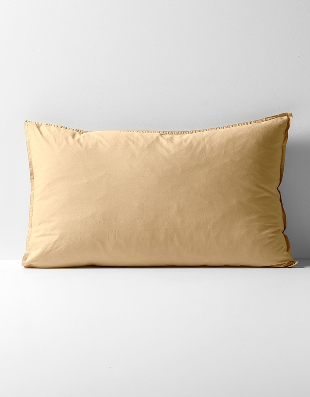 Aura Home - Evie Stonewash Organic Cotton Standard Pillowcase