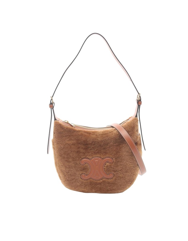 Pre-Loved by Azura Reborn - Pre-Loved Small Shearling Cuir Triomphe Heloise Bag