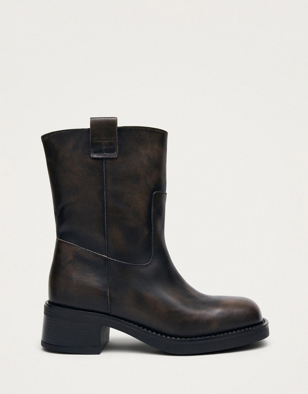 Alohas - Rajan Vintage Effect Leather Boots - Women's