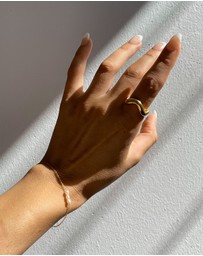 SAINT VALENTINE - Mini Pearl Bracelet - Gold