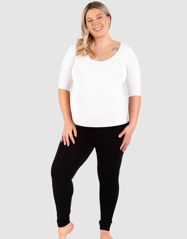 B Free Intimate Apparel - Maternity Bamboo Mid Length Sleeve Tee