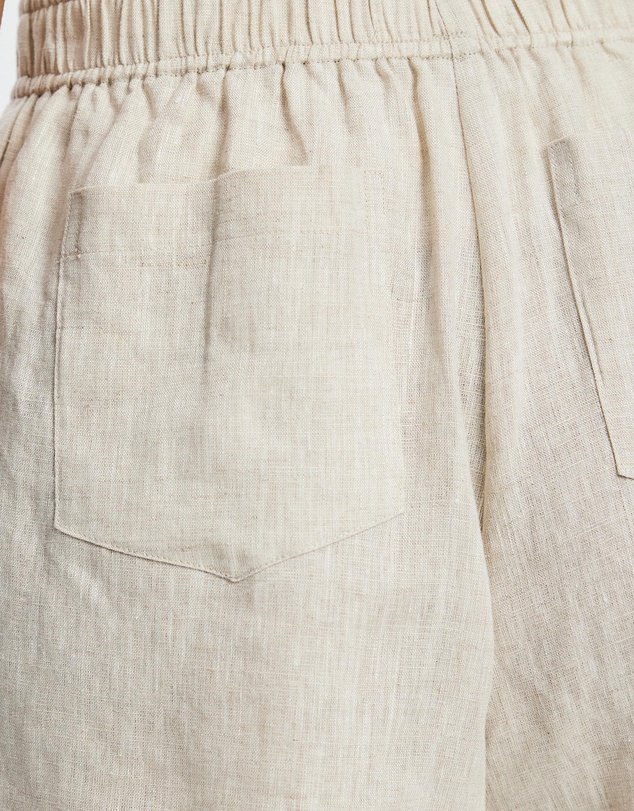 White By FTL - Rhonda Linen Shorts