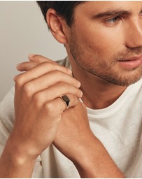 Michael Hill - Square Signet Ring in 10kt Yellow Gold