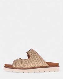 Mia Vita - Daisy Slide - Natural Raffia
