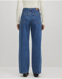 AERE - Mid Rise Drawcord Jeans