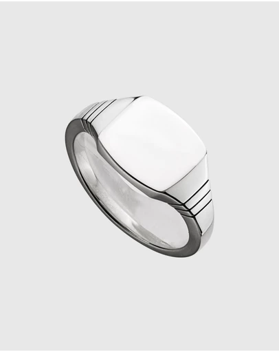 Najo - Quadris Men's Silver Ring