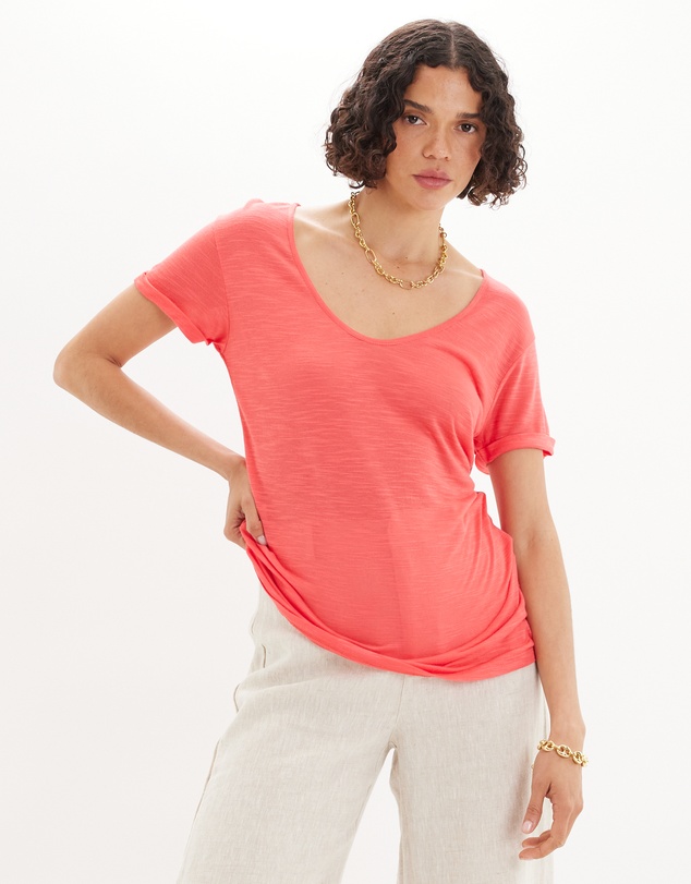 Amelius - Antonella Rolled Sleeve Tee