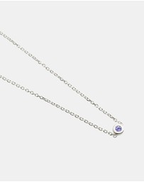 Kirstin Ash - Petite Birthstone Bracelet December Tanzanite