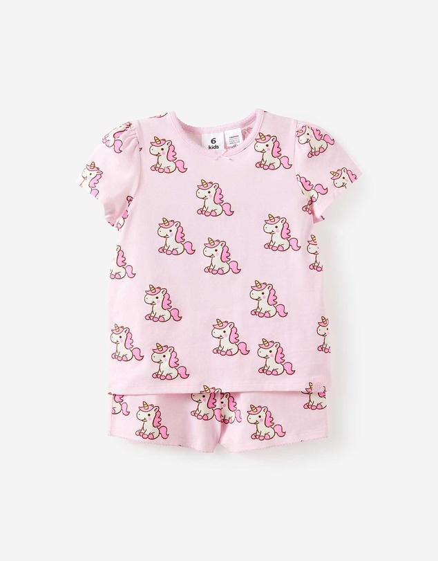 Cotton On Kids - Dreamdrift Puff Short Slv Pj Set