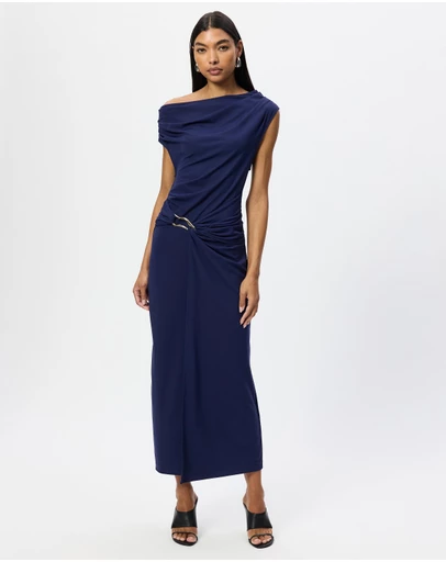 & Other Stories - Draped Midi Dress