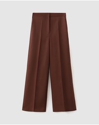 M.N.G - High-Waisted Lyocell Trousers