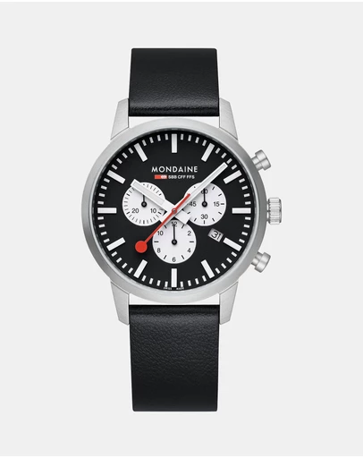 Mondaine - Mondaine Official Swiss Railways Neo Chronograph Super-LumiNova® Watch