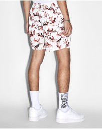 Ksubi - Burnt Boardshort White