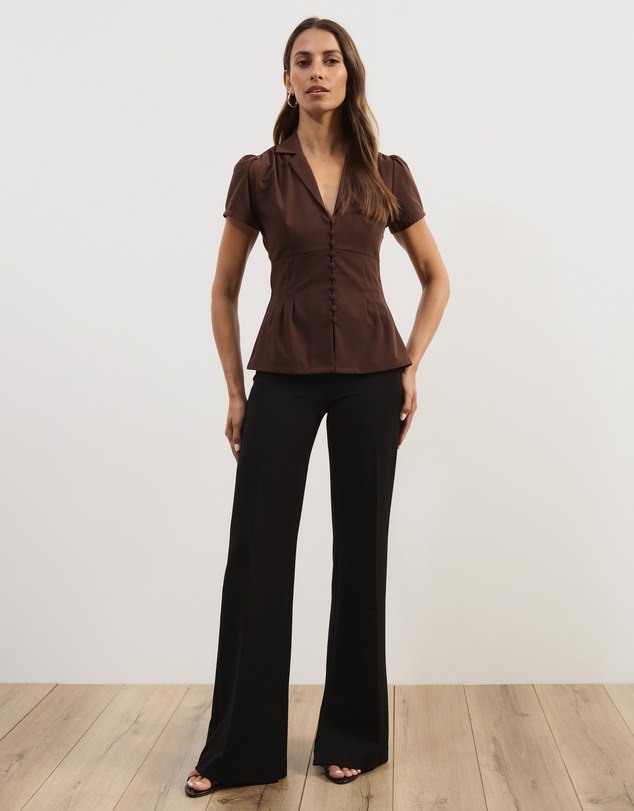 Atmos&Here - Emma Cap Sleeve Blouse