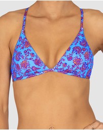 Baku Swimwear - Flamenco Longline Fixed Triangle Bikini Bra Top