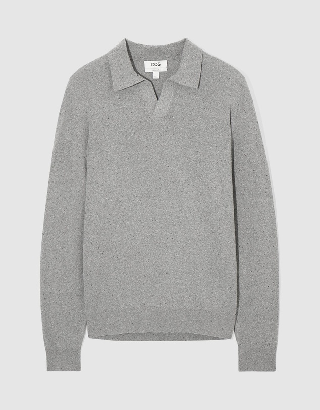 COS - Kepner Silk LS Reg Open Polo